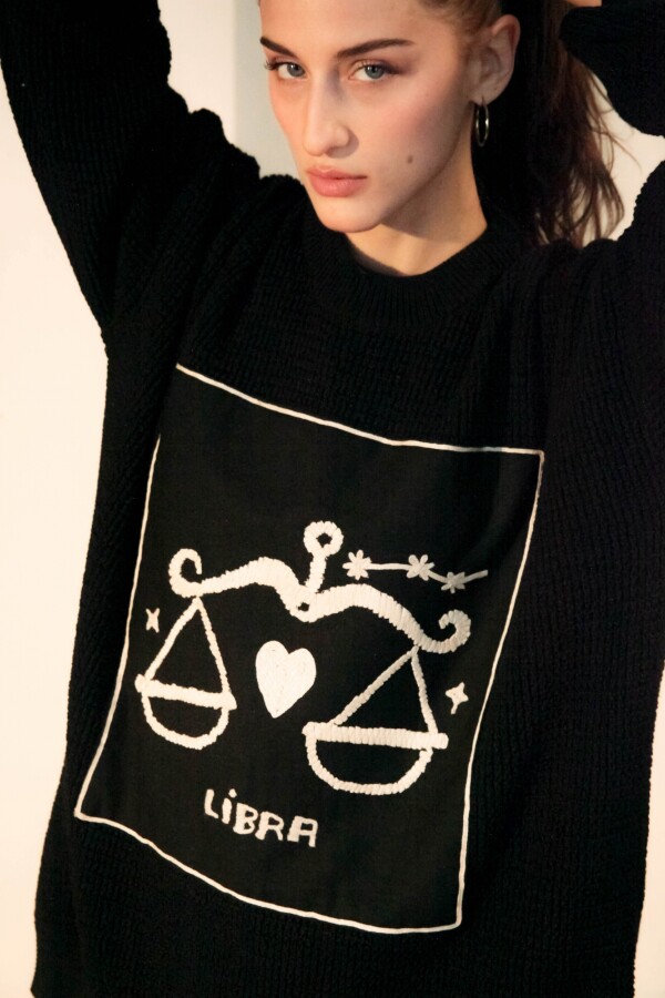 Sweater Libra Negro