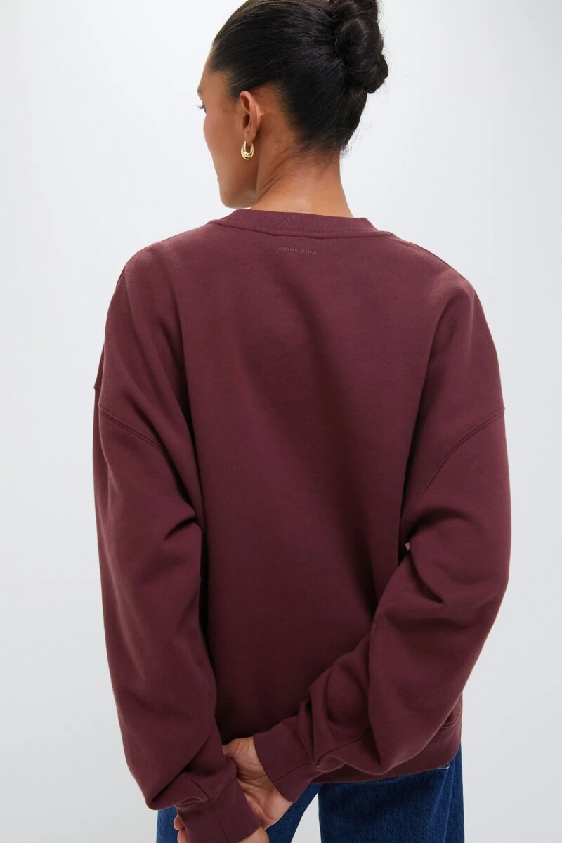 BUZO MILES LETTERMAN Bordo