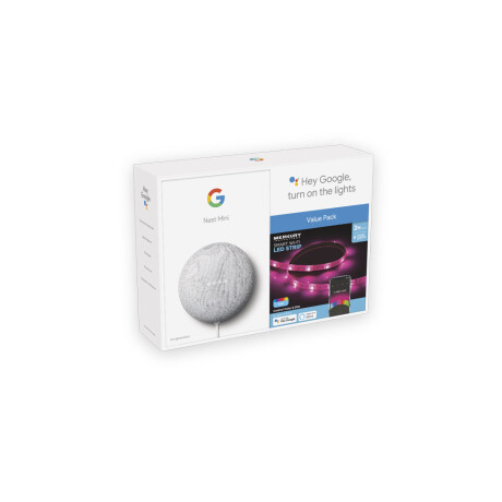 Google Nest Mini (2da Gen) + Wi-fi Led Strip Chalk Google Nest Mini (2da Gen) + Wi-fi Led Strip Chalk