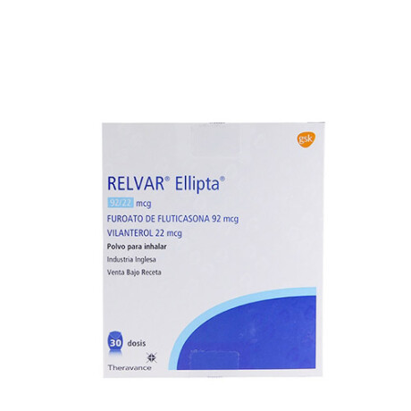 Relvar Ellipta 92/22 30 DOS Relvar Ellipta 92/22 30 DOS