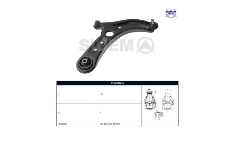 Parilla De Suspension Delantera Kia Rio 18-25 Der Parilla De Suspension Delantera Kia Rio 18-25 Der