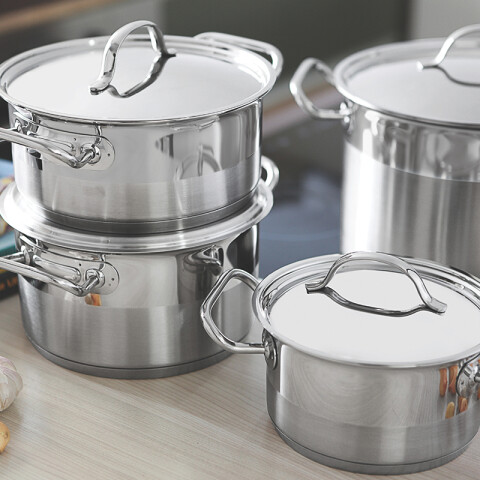 Cacerola con asas y tapa modelo PROFESSIONAL, 6,5 Lts. -TRAMONTINA TF1738