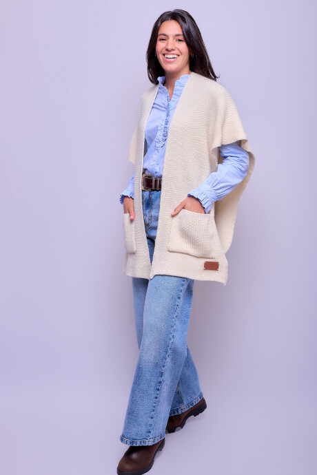 Ruana Merino con Bolsillos Ruana Merino con Bolsillos