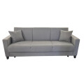 SOFÁ CAMA 3 LUGARES MODELO PALOMA COLOR GRIS Sofá Cama 3 Lugares Modelo Paloma Color Gris