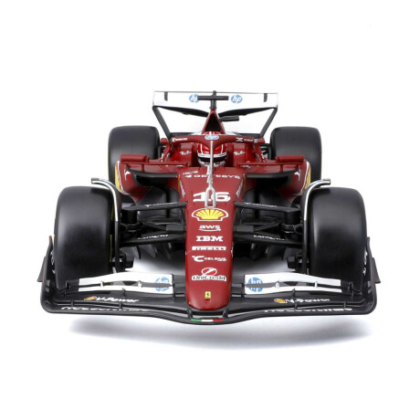 Auto Bburago Formula 1 Ferrari Con Soporte Escala 1:18 Charles Leclerc