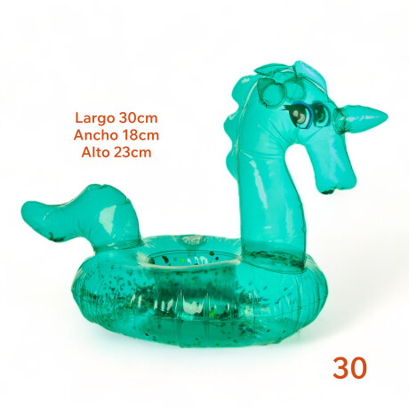 Inflable Posa Vaso Bebida Para Piscina Variedad Diseños 3 Unicornio 1