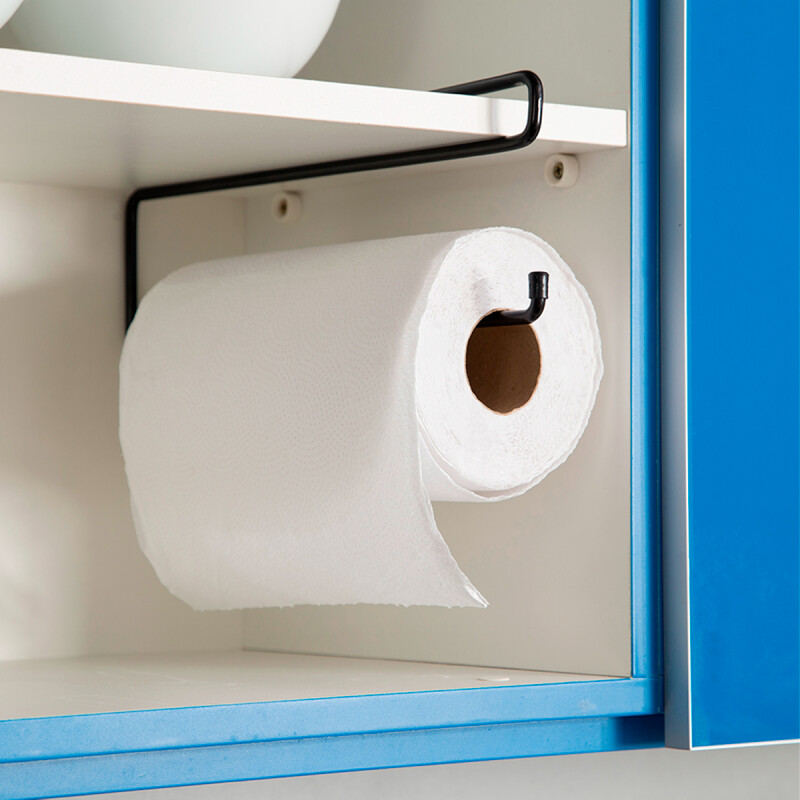 Soporte para papel toalla NEGRO