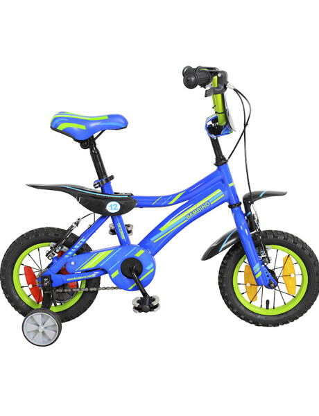 Bicicleta Baccio Bambino rodado 12 con rueditas Azul