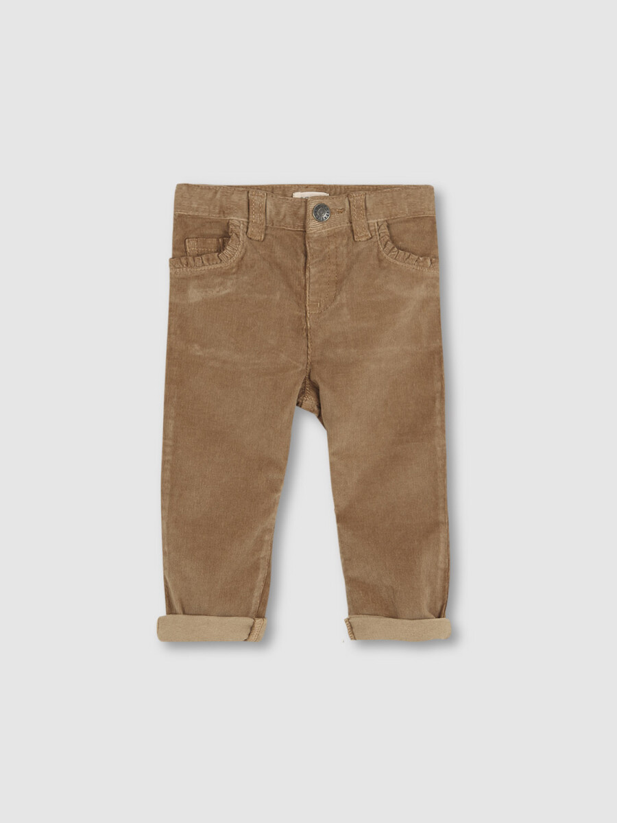 Pantalon Largo Pana Camel