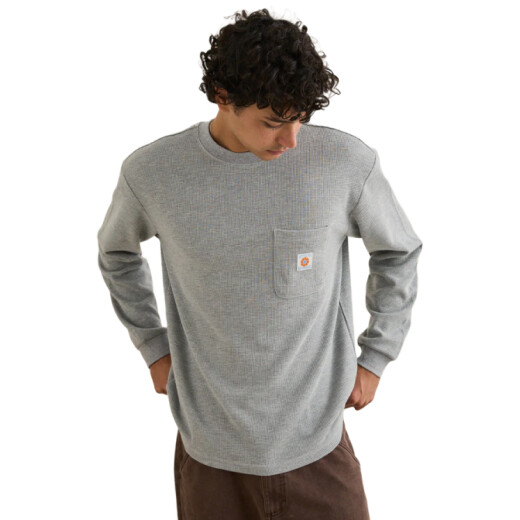 Remera Rhythm Vintage Pocket Waffle - Gris Remera Rhythm Vintage Pocket Waffle - Gris