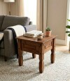 Mesa de living lateral Linea mexicana Nogal