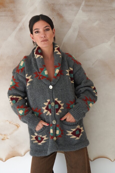 Saco Sony Lana Gris