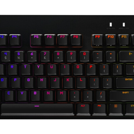 Teclado Gamer Logitech Pro Series G Pro Qwerty Gx Blue Clicky Inglés Us Color Negro Con Luz Rgb 4541