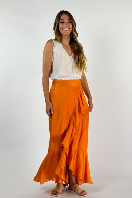 POLLERA PASIONARIA Naranja