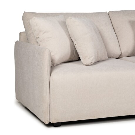 Rinconera Modulare - Tela Microfibra - Chaise derecho FX4-10 (Beige)