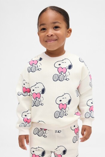 Buzo Deportivo Snoopy Toddler Niña Ivory Frost