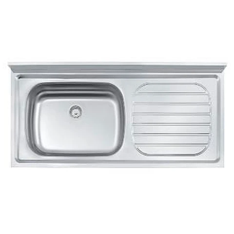 PILETA NAPOLI Izquierda 1.20m A.Inox Sin color