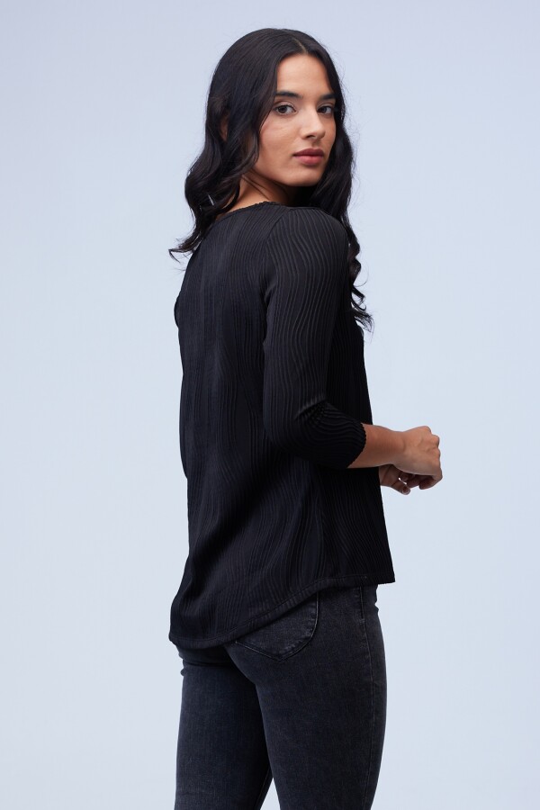 Blusa Zip NEGRO