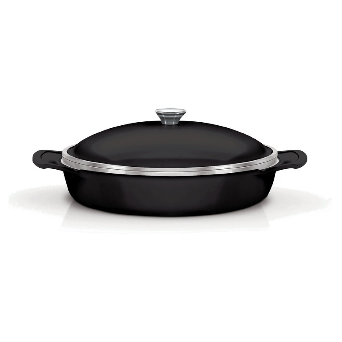 Cacerola baja con tapa modelo LYON, 32cm. -TRAMONTINA - TR6063 