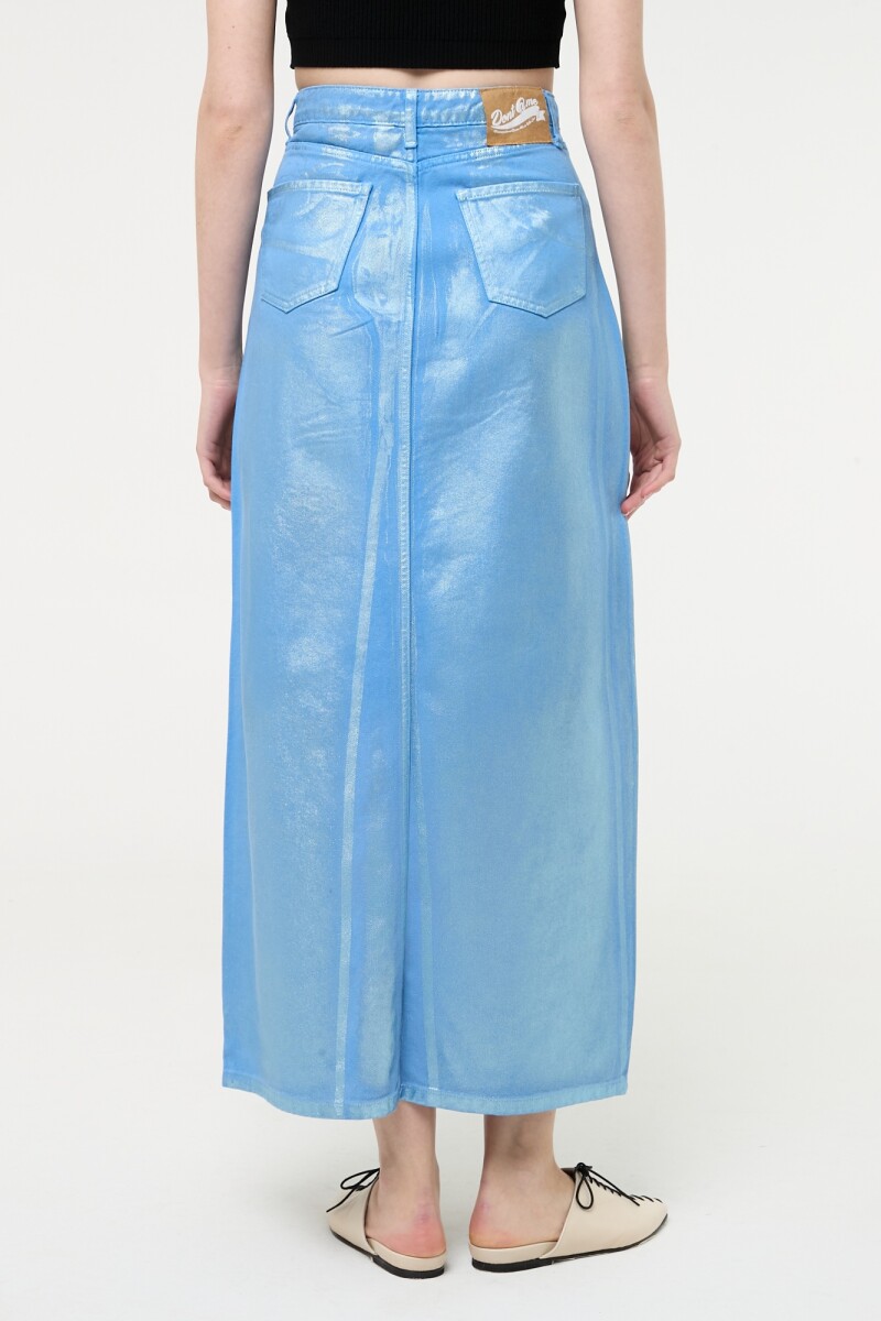FALDA DENIM Celeste