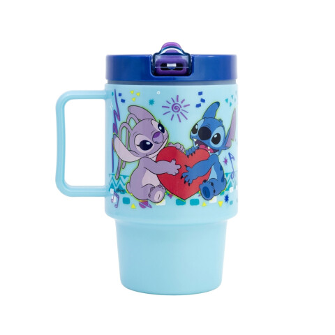 Vaso plástico con pico Cool infantil de plástico Stitch 530 ml U