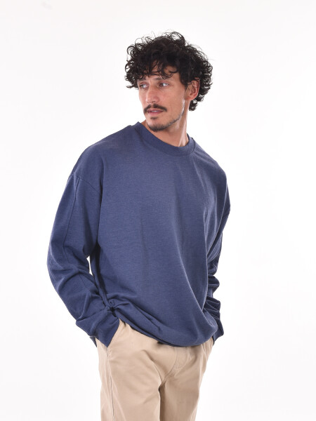 BUZO REGULAR AZUL OSCURO
