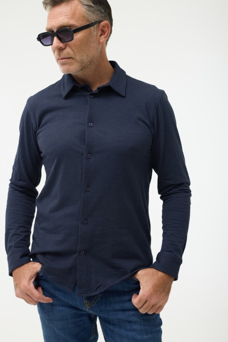 Camisa Pique AZUL