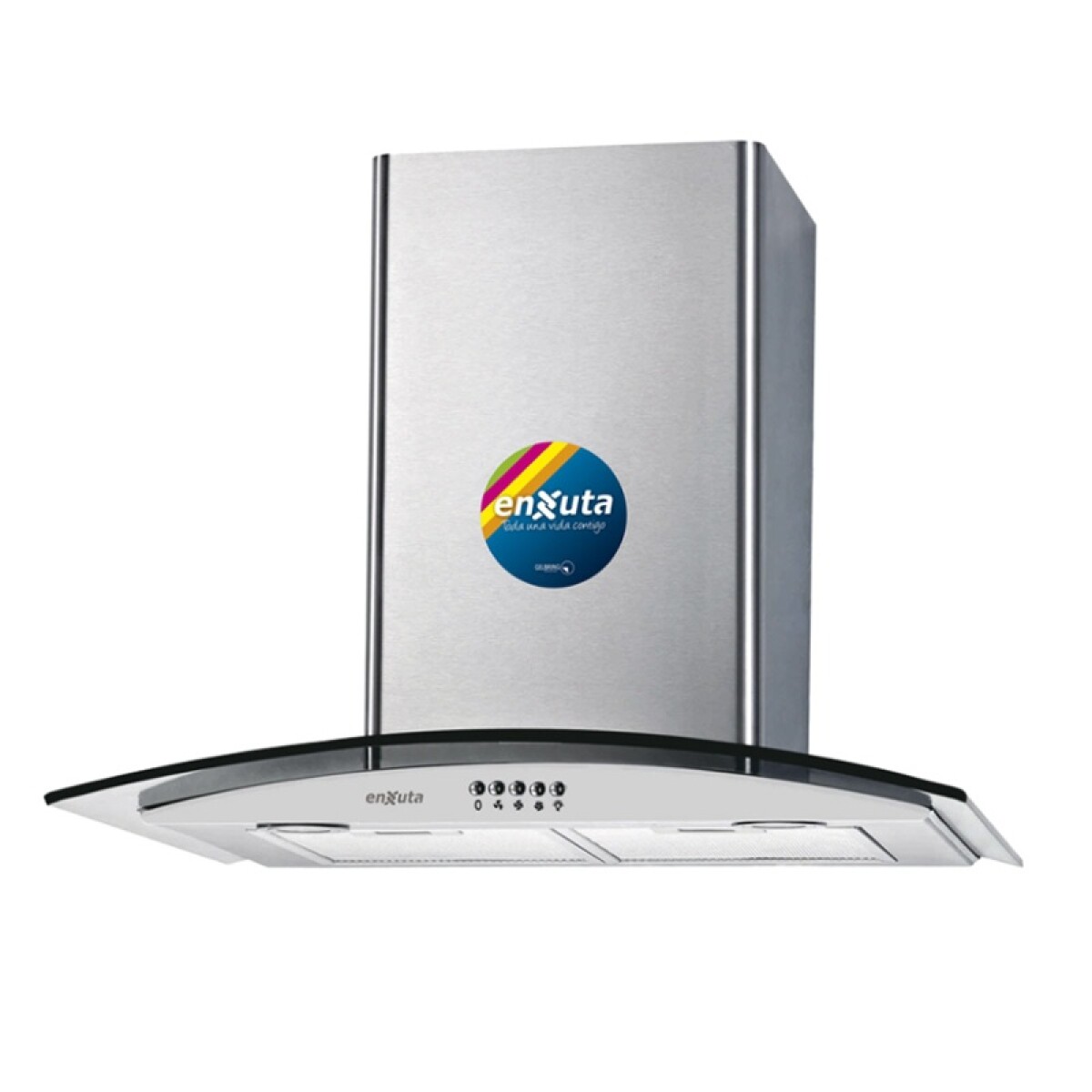 Campana 60 Cm De Acero Inoxidable Con Vidrio Y Extracción De 750 M3/h 