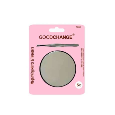 Espejo Y Pinza De Cejas Magnifying Mirror And Tweezers
