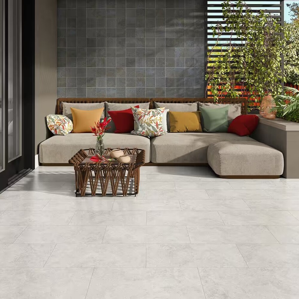 Cerámica Limestone Gris 31x60 cm Mate Cerámica Limestone Gris 31x60 Cm Mate