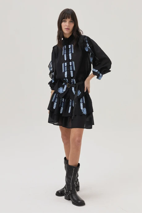 Falda Blossom Negro