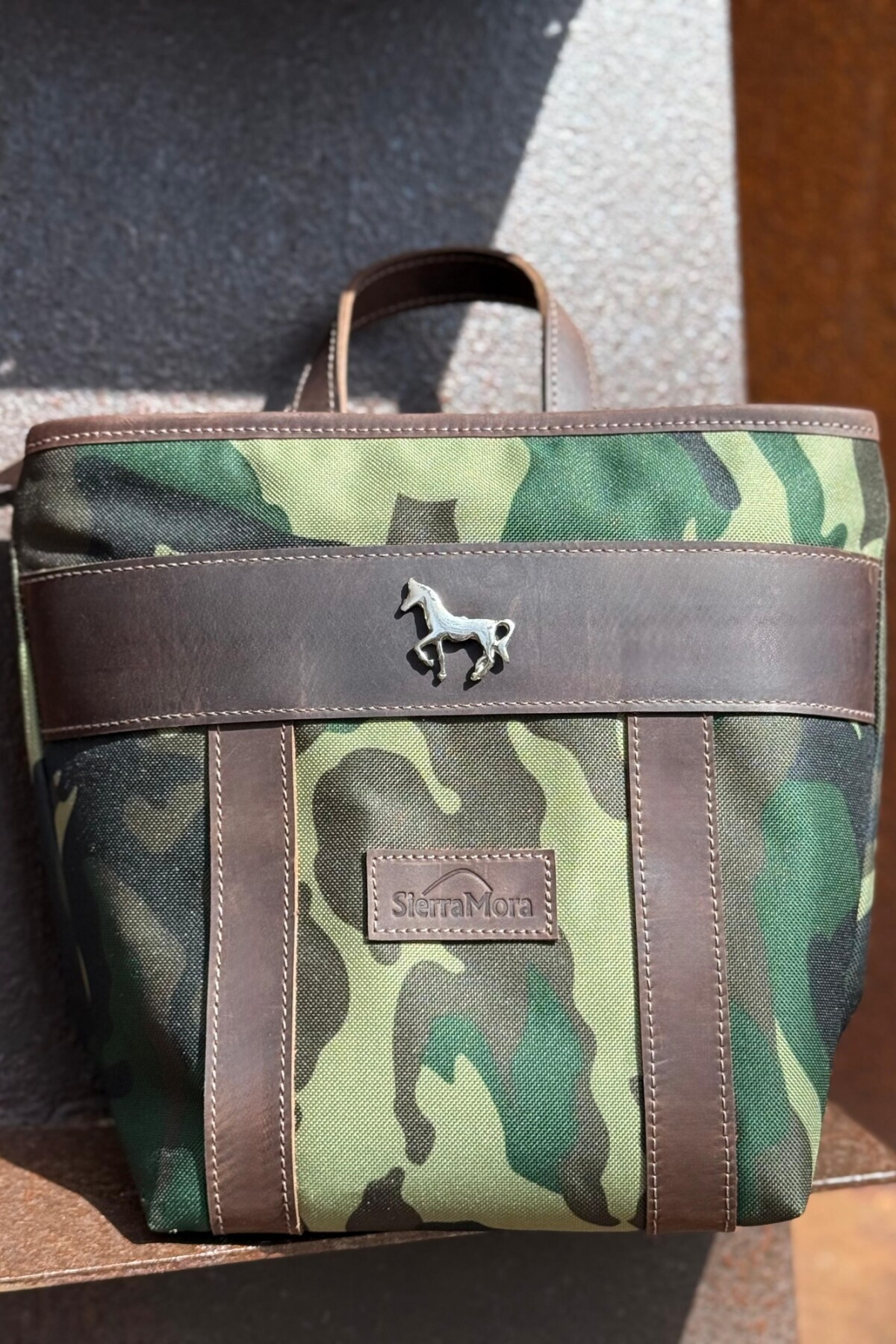 Mini Mustang Backpack Chocolate / Camuflado