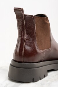 Bota Cuero Marrón