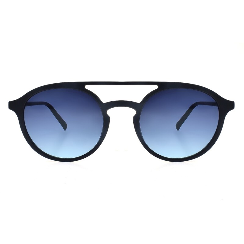 Lentes de Sol Chilli Beans Basilea Negro - Azul Matte
