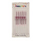 Vela con Rulo x6 Und Rosa Oro