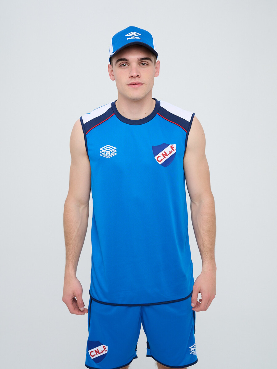 REMERA SIN MANGAS PROTRAINING A Nacional Oficial Hombre - 006 