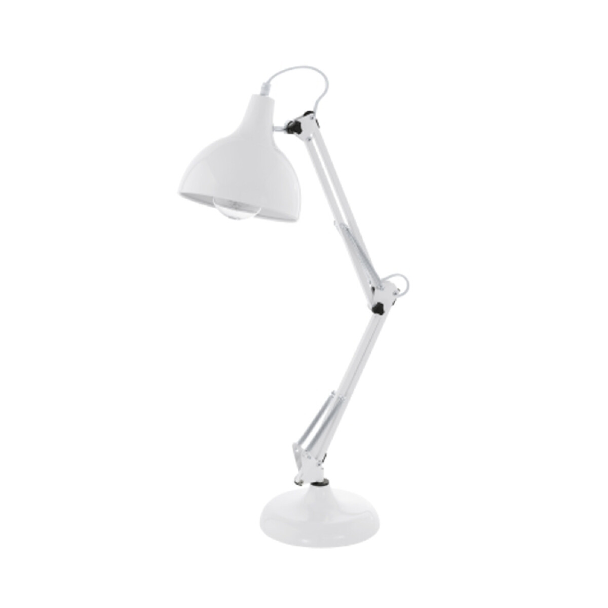 Portátil de mesa acero blanco 1XE27 71CM BORGILLIO - EG0562 