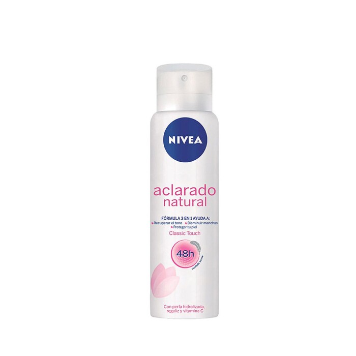 NIVEA DEO SPRAY ACLARADO FR. X 150 ML. única