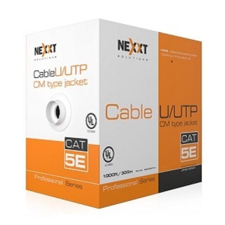Nexxt Professional Cat5e UTP Cable 4P 24AWG CM 305m GR Nexxt Professional Cat5e UTP Cable 4P 24AWG CM 305m GR
