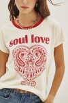 Remera Soul Heart Crudo