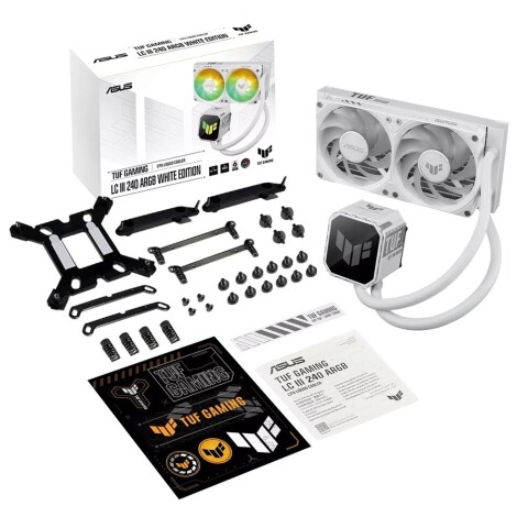 Cooler Liquido Asus Tuf Gaming Lc Iii 360 Argb Lcd Blanco COOLER ASUS TUF LC III 360 ARGB LCD BLAN