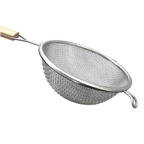 Colador doble malla 25 cm inoxidable Colador doble malla 25 cm inoxidable