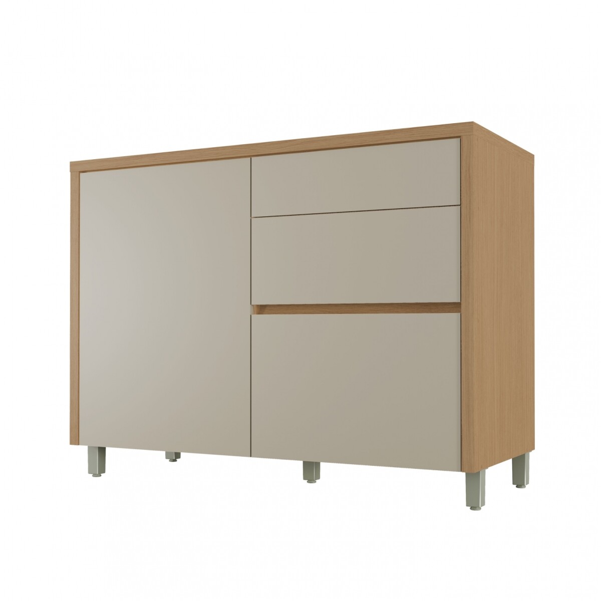 Bajo Mesada 2 Puertas 2C Condessa Marron/Gris 