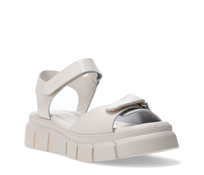 Sandalias de Mujer Bottero s dos velcros Blanco Hueso
