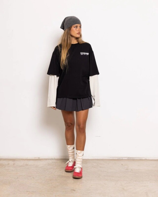 Camiseta Coolway Manga Larga - Negra Camiseta Coolway Manga Larga - Negra