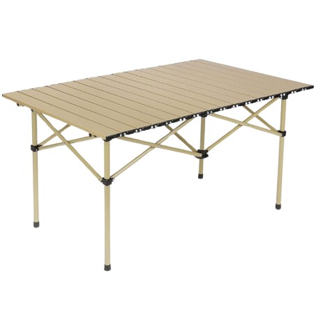 COMBO mesa plegable + 4 sillas en aluminio para camping o jardín COMBO mesa plegable + 4 sillas en aluminio para camping o jardín