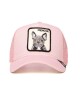Gorra Goorin Bros Trucker Baseball - The Frenchie Bulldog Rosa