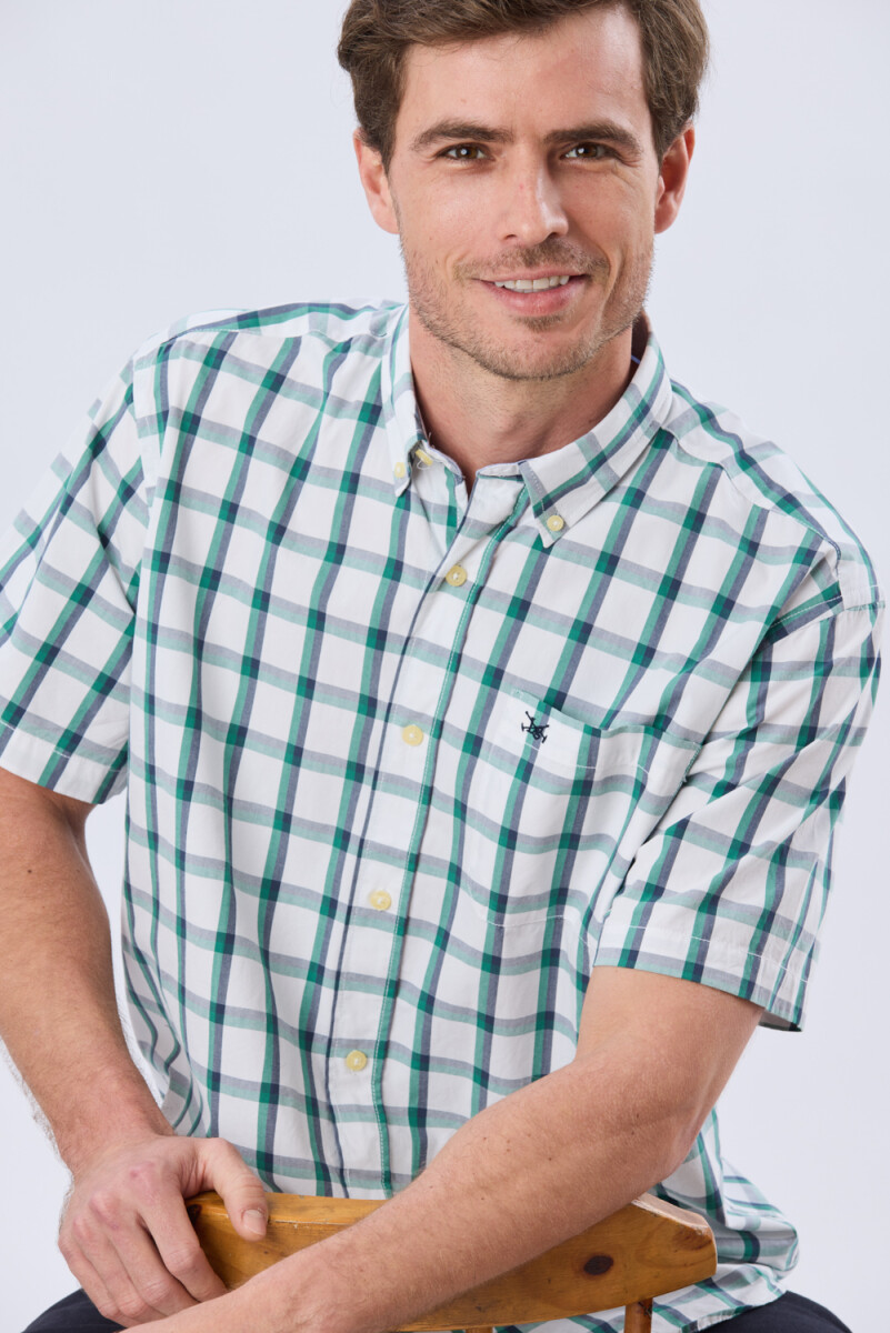 CAMISA CUADROS - Verde 