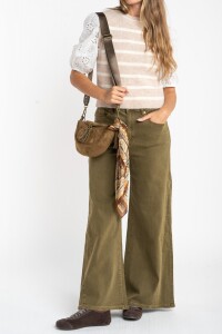 Chaleco Tejido Rayado Nacar