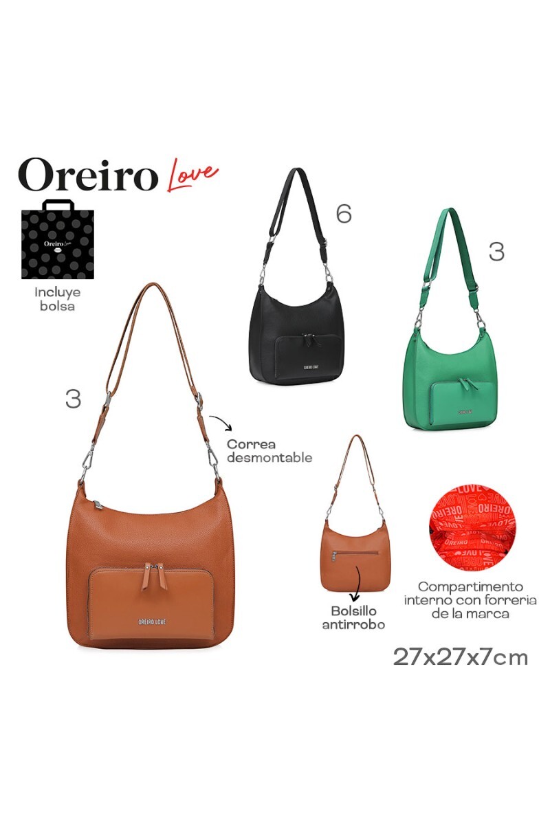 Cartera Las Oreiro Negro